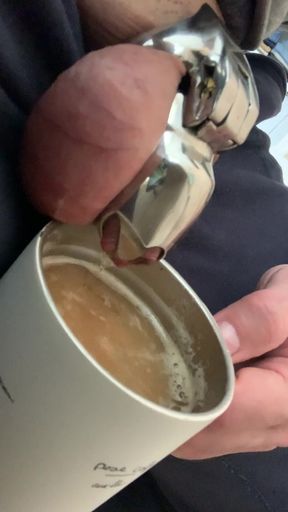 Piss in coffee