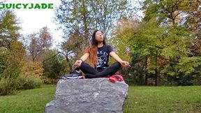 Fit Asian is enjoying a smoke outdoors mid run volume 58 Non Nude ****wmv****