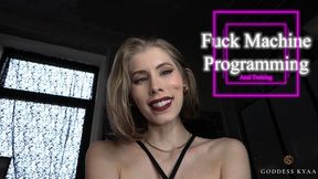 Fuck Machine Programming Anal Training - HARD Slut Training Instructions by Goddess Kyaa - 4K MP4