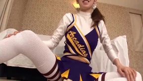 Meisa Chibna Takes Hard Rear Action as Sexy Asian Cheerleader