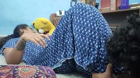 Step Son Seduce and Hard Fuck with Step Mom While His Wife Not in Home