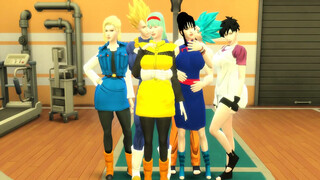 Dragon Ball Porn Epi 14 Anime Hentai Orgy Goku and Vegeta Fuck their Wives hard in the ass like Bitches and their Daughter-in-law and Sister-in-law