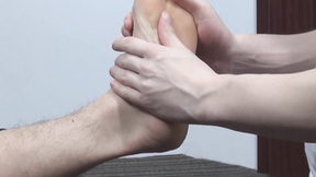 Pretty twink sucks his partners toes after smelling pants