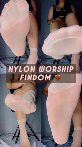 NYLON WORSHIP FINDOM