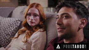 PURE TABOO Furious MILF Serene Siren Caught Stepson Fucking Stepsister Scarlet Skies On Security Cam