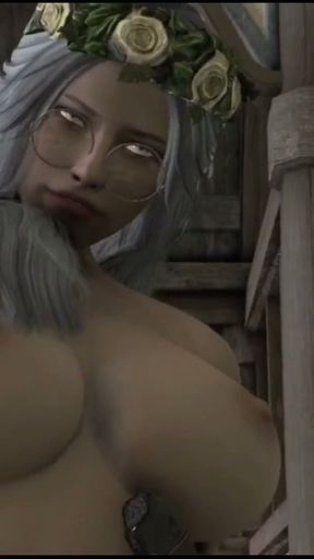 Skyrim B and L mod - In whiterun and people having sex is practically everywhere   Clip 2