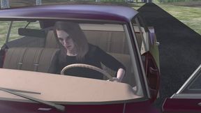 1967 Chevrolet Impala Cranking Template - Lady T in Stiletto Pumps 1080p