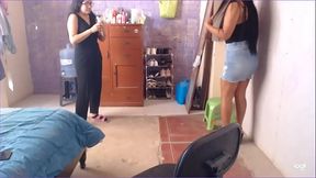 Sol is a sexy model in high heels with beautiful legs