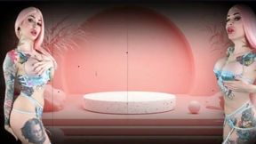 Edge and sniff on the top of a HUGE dildo - GOON , AROMA, ASMR , POV