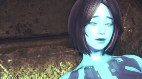 having sex with cortana - halo hentai parody