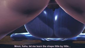 having sex with cortana - halo hentai parody