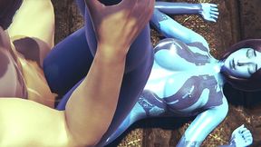 having sex with cortana - halo hentai parody