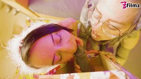 POV Xmas Threesome with Anuskatzz and Lily Lu (4K)