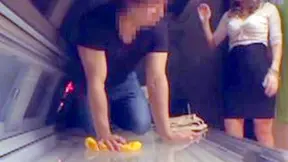 Asian Babe's Steamy Summer Fling Under the Sun in Solarium