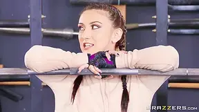 Mandy Muse - Does Exercises In Sexy String Panties And Turns On