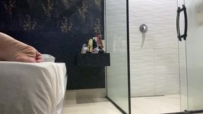 slim twink sucks & rides hairy chubby bear’s fat cock raw