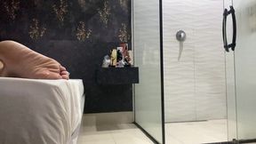 slim twink sucks & rides hairy chubby bear’s fat cock raw