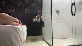 slim twink sucks & rides hairy chubby bear’s fat cock raw