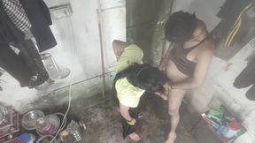 Desi girlfriend's land sucked in Hindi audio