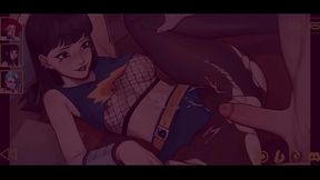 Rodeo with adult Vault girls