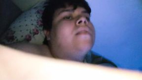 A nice Latin ass getting penetrated by a dildo