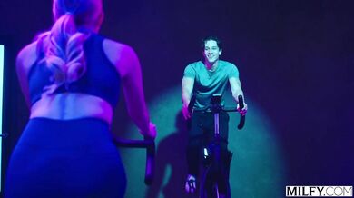 MILFY Married MILF Sierra Spunk Gets Her Pussy Worked Out By Fitness Instructor