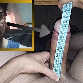 How Big Is My Dick? LET&#039;S FIND OUT! (I MASTURBATE WITH LUBE AFTERWARDS)