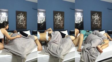 My boyfriend puts his cock in me after fucking my best friend