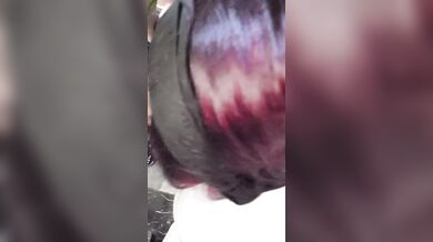 Quick anal in bathroom red head amateur