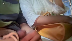 Public Bus Handjob with Random Girl