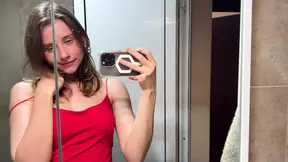 Red Dress Pixie Shower Show - Phone Tease to Steamy Self-Love