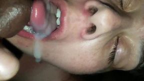 Neighbor's Mouth Gets Filled While Hubby's Away