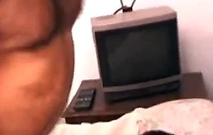 Amateur busty tranny banged in bed