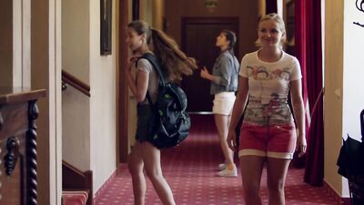 Lucky dude has three teen sweethearts at his full disposal