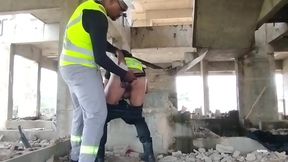 Electrician Takes a Steamy Break for Some Dildo Fun with Partner