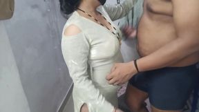 Horny Indian Stepmom with Lactating Big Boobs Having Sex with Stepson