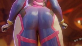 DVA Overwatch 3D PMV Deepthroat Hardcore