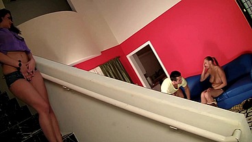 Charley Chase And Alexia Rae Blowjob Threesome Creampie With Talon