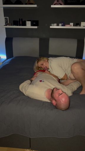 Blowjob to Cumshot Pussy Fingering Clit Rubbing Deep in Mouth Multiple Orgasms Blonde Horny Couple Kissing Real Wet Blowjob