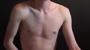 Teen twink masturbation with explosive cumshot