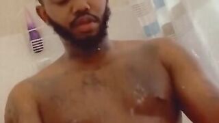 big black dick fixes PAWG shower leak tease