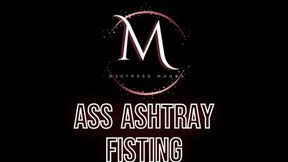 Mistress Magda - Ass ashtray fisting HD