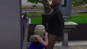 Sims 4 - Revisting the Sims and having a milf and a goth milf live together and have sex with different people