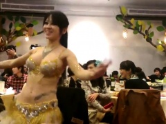 sexy asian Belly Dancer shake her slut boobs