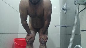 Hot Daady Nude Bathing Show