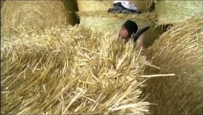 Mature woman screwed in a farm