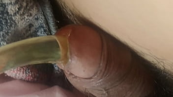 Put a  bead chain into the urethra