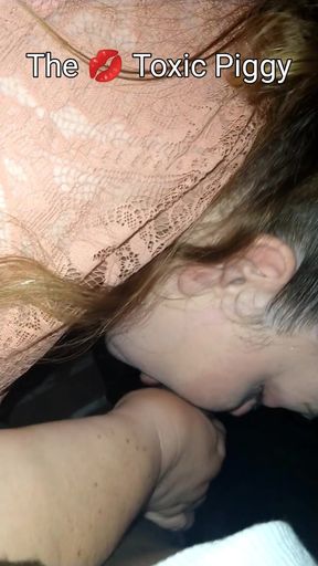 Front Porch Piss Swallowing From BBC