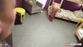 ”Matty fucks his helpless step sister Sybil A in the bedroom”