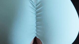 Cowgirl and Doggy Princess screwed and cumshot inside ripped pants